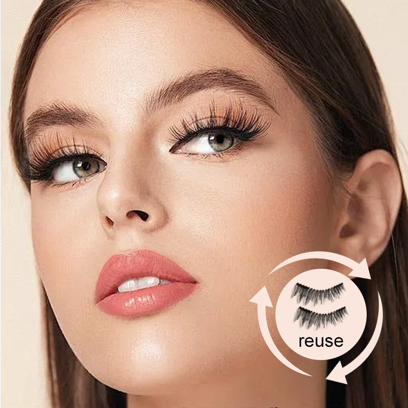 🥳2026 HOT SALE🥳💞50K+ SOLD! 👁️✨ 50% OFF! Natural Reusable Magnetic Eyelashes – No glue needed, magnetic application in seconds. Lightweight & comfortable – instant volume & glamour! 🧲💖