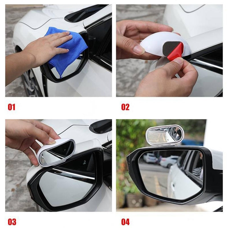 360° HD Rectangular Blind Spot Car Mirror