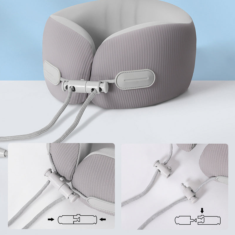 🥳2026 HOT SALE🥳💞50K+ SOLD! 💤✈️ 50% OFF! U-Shaped Travel Neck Pillow – 360° ergonomic support, memory foam, adjustable toggle & compact case. Arrive refreshed, no neck pain! 🛡️💪