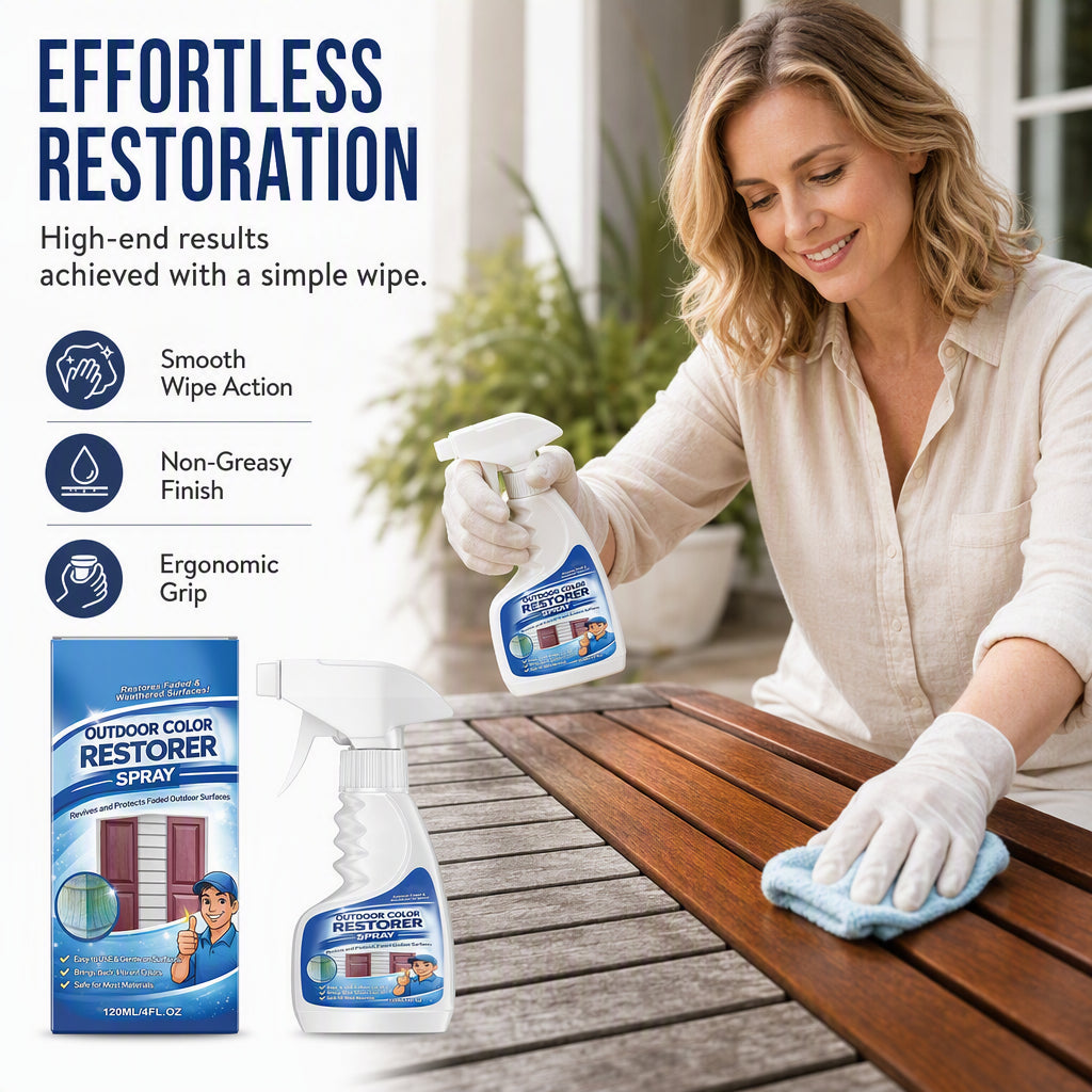 🥳2026 HOT SALE🥳💞50K+ SOLD! ☀️🛡️ 50% OFF! All-Season Wood Restorer – Penetrates deep to restore colour & creates protective shield against UV & moisture. Keep your garden furniture looking new! 🌳💪