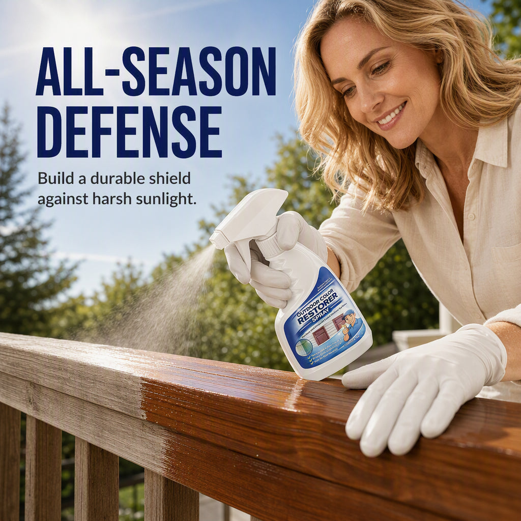 🥳2026 HOT SALE🥳💞50K+ SOLD! ☀️🛡️ 50% OFF! All-Season Wood Restorer – Penetrates deep to restore colour & creates protective shield against UV & moisture. Keep your garden furniture looking new! 🌳💪