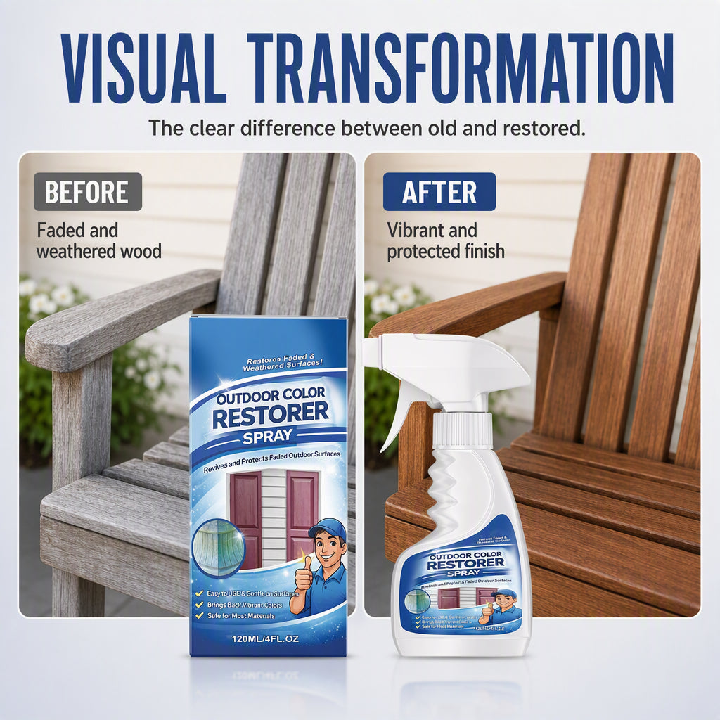 🥳2026 HOT SALE🥳💞50K+ SOLD! ☀️🛡️ 50% OFF! All-Season Wood Restorer – Penetrates deep to restore colour & creates protective shield against UV & moisture. Keep your garden furniture looking new! 🌳💪