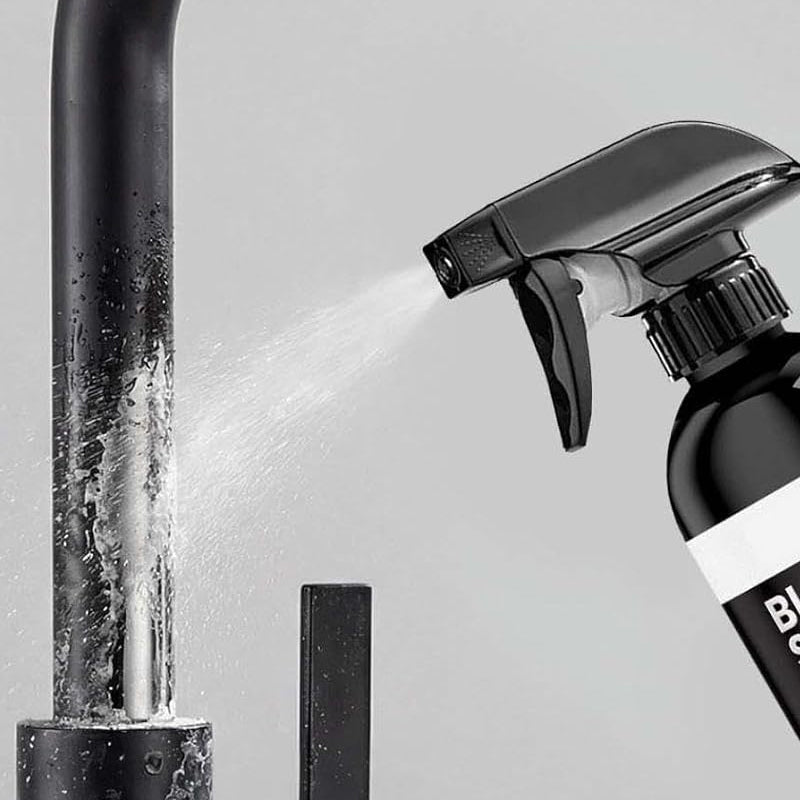 🥳2026 HOT SALE🥳💞50K+ SOLD! 🚿💧 50% OFF! Limescale Cleaner Spray for Black Sinks & Taps – Citric acid formula dissolves stubborn water stains & mineral buildup. No-scrub, safe for matte finishes – restore brilliant shine! 🛁✨