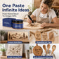 🥳2026 HOT SALE🥳💞50K+ SOLD! 🎨🔥 50% OFF! Heat-Activated Wood Burning Paste – DIY pyrography on wood, leather & canvas. Apply with stencil, heat with gun – rich scorched effect, no skills needed! 🖌️✨