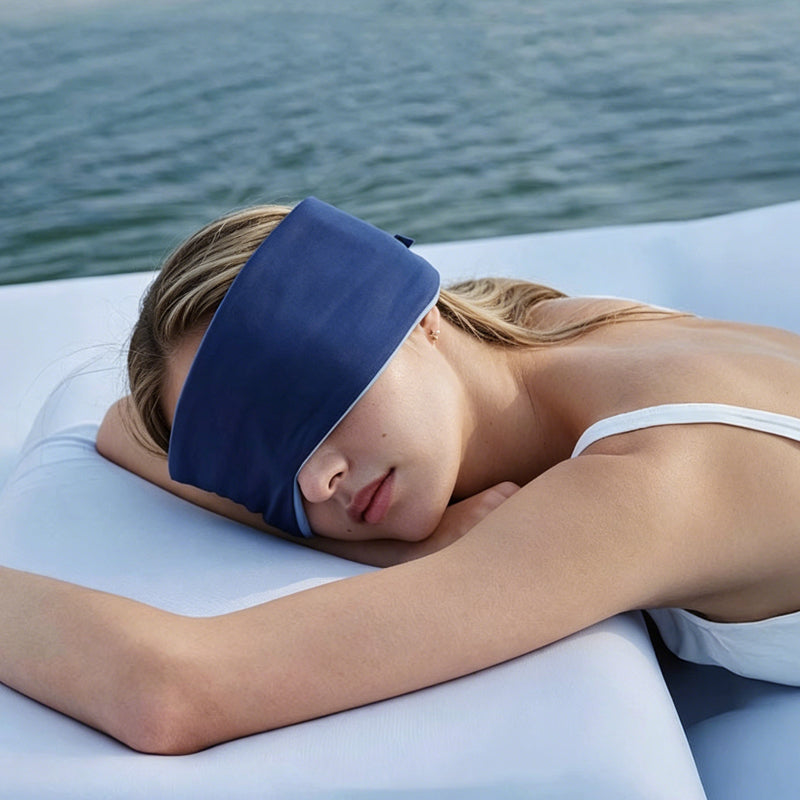 🥳2026 HOT SALE🥳💞50K+ SOLD! 🌙😴 50% OFF! Zero-Pressure Comfort Sleep Mask – Cloud-soft, zero-pressure fit, 100% blackout. Breathable & antibacterial, machine washable – your perfect sleep sanctuary anywhere! 🛏️✨