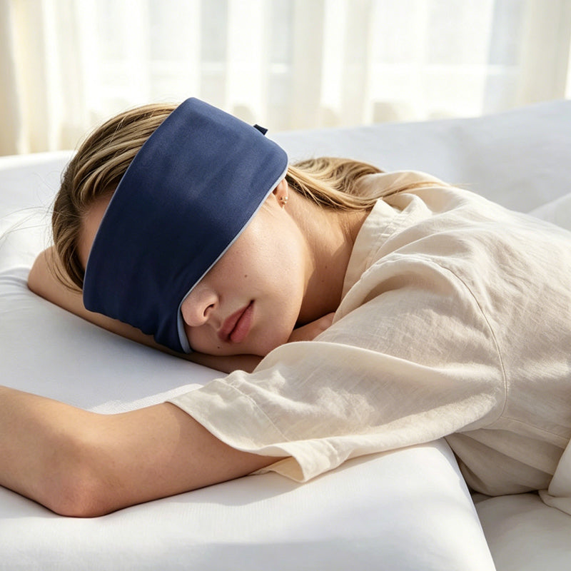 🥳2026 HOT SALE🥳💞50K+ SOLD! 🌙😴 50% OFF! Zero-Pressure Comfort Sleep Mask – Cloud-soft, zero-pressure fit, 100% blackout. Breathable & antibacterial, machine washable – your perfect sleep sanctuary anywhere! 🛏️✨