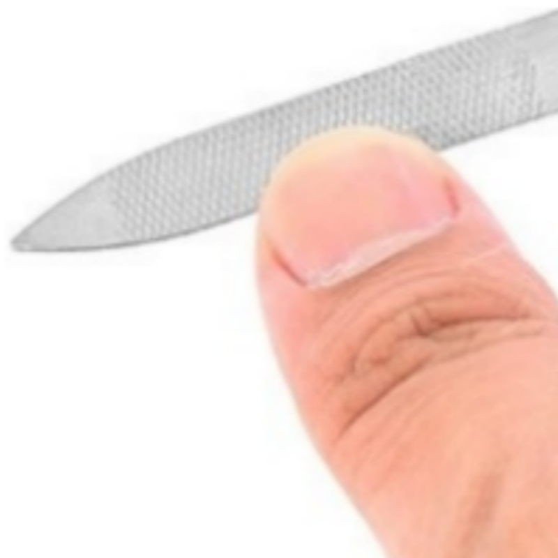 Stainless Steel Nail File with Pointed Tip
