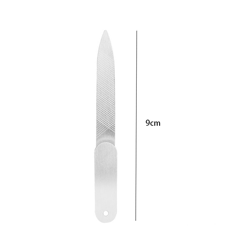 Stainless Steel Nail File with Pointed Tip