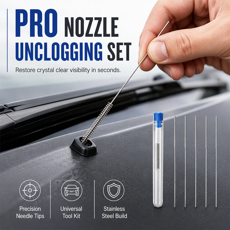 🥳2026 HOT SALE🥳💞50K+ SOLD! 🛡️💪 50% OFF! Nozzle Cleaning Needle Set – High-grade stainless steel, anti-slip handles. Ultra-thin needles penetrate deep to remove stubborn debris – extend nozzle life! 🏠✅