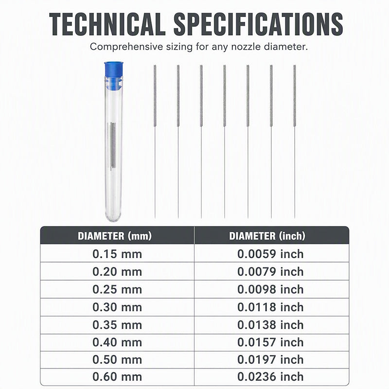 🥳2026 HOT SALE🥳💞50K+ SOLD! 🛡️💪 50% OFF! Nozzle Cleaning Needle Set – High-grade stainless steel, anti-slip handles. Ultra-thin needles penetrate deep to remove stubborn debris – extend nozzle life! 🏠✅