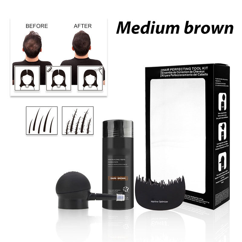 🥳2026 HOT SALE🥳💞50K+ SOLD! 🧔✨ 50% OFF! Hair Building Fibers Set – Instantly covers thinning areas & bald spots. Natural-looking results, easy to apply & wash out with shampoo! 🛁✅