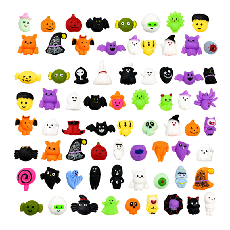 🥳2026 HOT SALE🥳💞50K+ SOLD! 🎃👻 50% OFF! Soft Squeeze Comfort – Cute Halloween squishy toys, soft & squeezable, perfect for stress relief & party favours. Great for trick-or-treat bags! 🧸✨