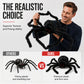 🥳2026 HOT SALE🥳💞50K+ SOLD! 🕷️🎃 50% OFF! Oversized Halloween Spider – 75cm giant leg span, realistic furry body & glowing red eyes. Perfect for porches, gardens & haunted house themes – instant spooky centrepiece! 👻✨