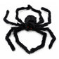 🥳2026 HOT SALE🥳💞50K+ SOLD! 🕷️🎃 50% OFF! Oversized Halloween Spider – 75cm giant leg span, realistic furry body & glowing red eyes. Perfect for porches, gardens & haunted house themes – instant spooky centrepiece! 👻✨
