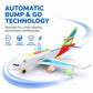 🥳2026 HOT SALE🥳💞50K+ SOLD! ✈️🎁 Electric Model Aircraft – bump-and-go action, LED lights & music. Sturdy & safe for ages 3+. A gift that sparks imagination & keeps grandkids entertained for hours! 🧒✨