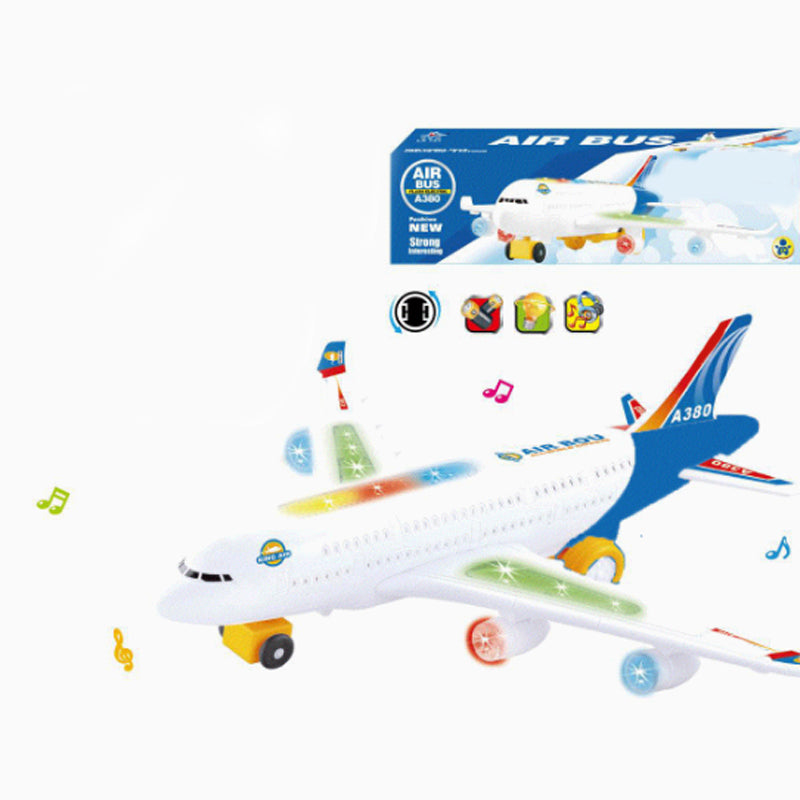 🥳2026 HOT SALE🥳💞50K+ SOLD! ✈️🎁 Electric Model Aircraft – bump-and-go action, LED lights & music. Sturdy & safe for ages 3+. A gift that sparks imagination & keeps grandkids entertained for hours! 🧒✨