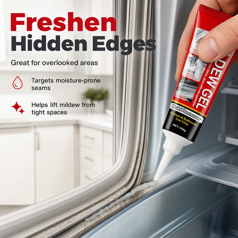 🥳2026 HOT SALE🥳💞50K+ SOLD! 🧽✨ 50% OFF! Powerful Mold Stain Remover Gel – No scrubbing! Just apply, wait & wipe. Thick gel clings to tile, grout & seals – removes mildew & dark stains effortlessly! 🛁💪