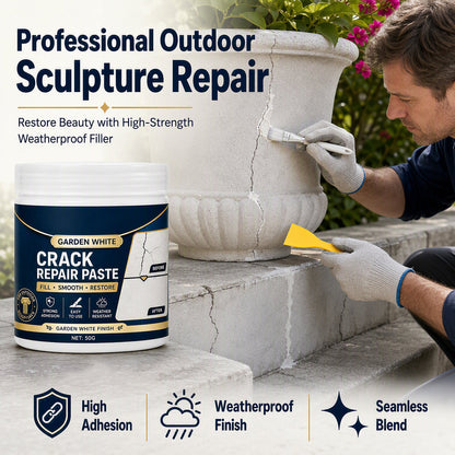 🥳2026 HOT SALE🥳💞50K+ SOLD! 🛠️💪 50% OFF! Crack Repair Paste – Instant adhesion, smooth white finish. No need to replace – just fill, smooth & seal! Perfect for steps, walls & ceramic pots! 🌿✅