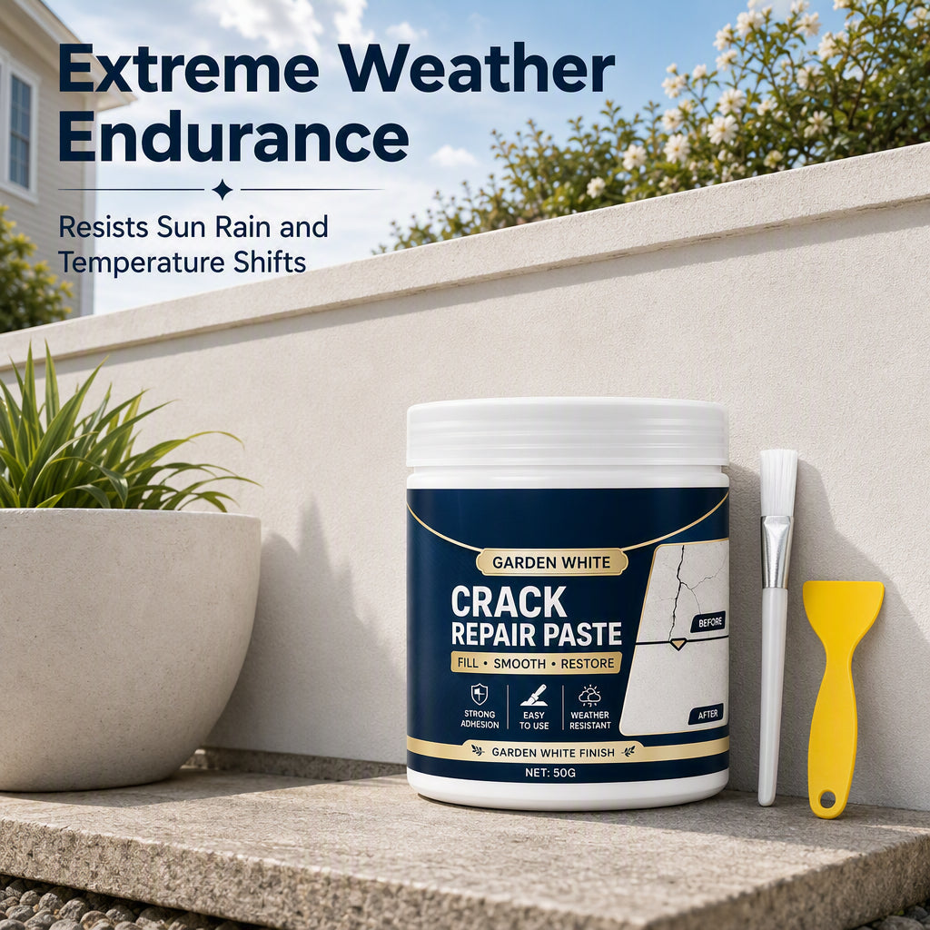 🥳2026 HOT SALE🥳💞50K+ SOLD! 🛠️💪 50% OFF! Crack Repair Paste – Instant adhesion, smooth white finish. No need to replace – just fill, smooth & seal! Perfect for steps, walls & ceramic pots! 🌿✅