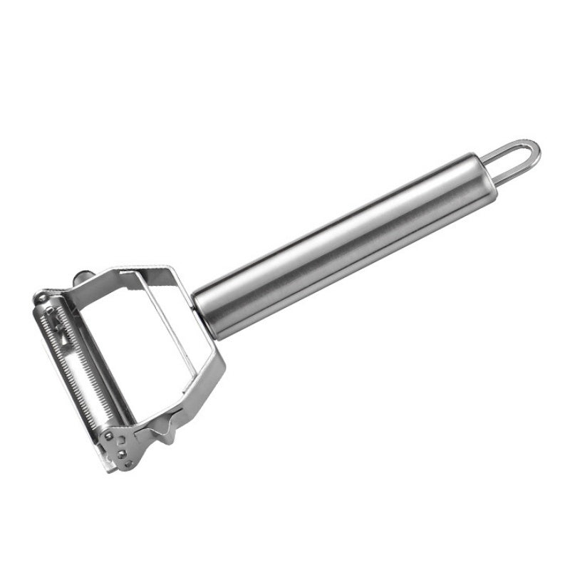 🥳2026 HOT SALE🥳💞50K+ SOLD! 🥕🔪 50% OFF! 2-in-1 Stainless Steel Peeler & Julienne Slicer – One tool, two blades – peel & julienne in seconds! Sharp rust‑proof blades, ergonomic grip – saves drawer space & prep time! 🍽️✨