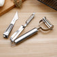 🥳2026 HOT SALE🥳💞50K+ SOLD! 🥕🔪 50% OFF! 2-in-1 Stainless Steel Peeler & Julienne Slicer – One tool, two blades – peel & julienne in seconds! Sharp rust‑proof blades, ergonomic grip – saves drawer space & prep time! 🍽️✨