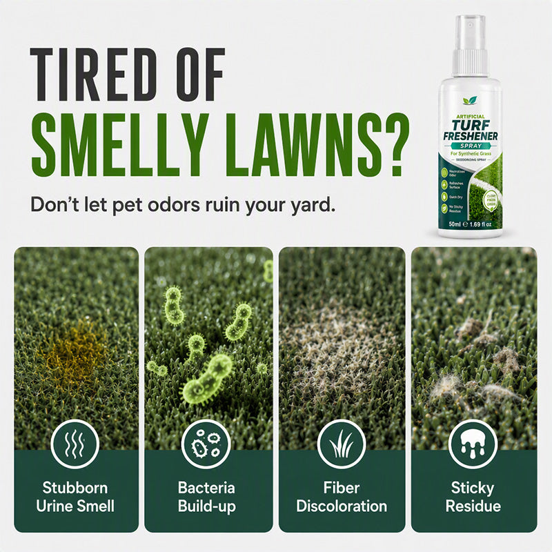 🥳2026 HOT SALE🥳💞50K+ SOLD! 🌿💨 50% OFF! Turf Deodorizer Spray – Advanced deep-clean technology eliminates bacteria & odours. Balcony, garden & sports field ready – from £6.99! 🌱✅
