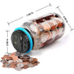 🥳2026 HOT SALE🥳💞50K+ SOLD! 📊💰 50% OFF! Digital Counting Money Jar – Tracks pennies to pounds, LCD display & +/− adjust. Holds 800+ coins, teaches kids saving skills. 🏦✨