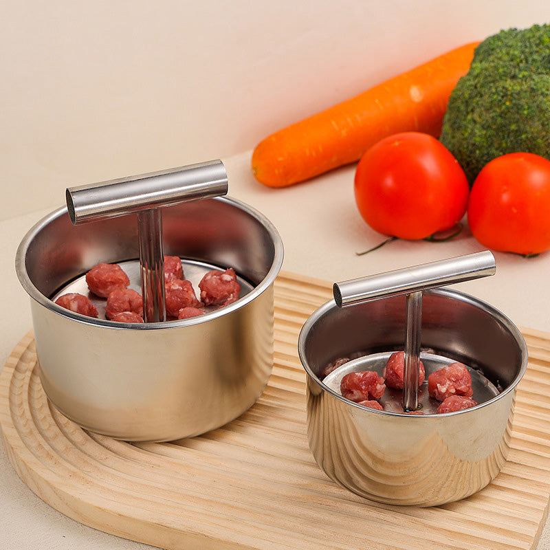 🥳2026 HOT SALE🥳💞50K+ SOLD! 🍲✨ 50% OFF! Stainless Steel Meatball Mould – 304 stainless steel, rust-resistant & long-lasting. 6 or 12 holes – perfectly uniform meatballs every time! 🥩💪