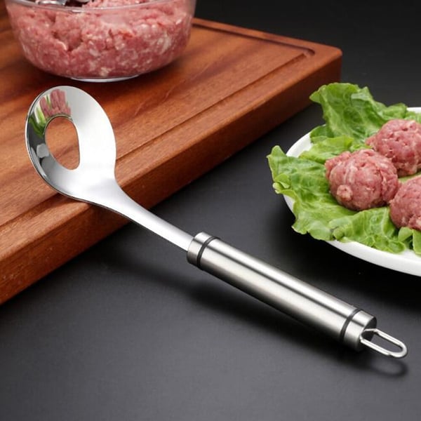 🥳2026 HOT SALE🥳💞50K+ SOLD! 🥩🍴 BUY 1 GET 1 FREE + 50% OFF! Meatball Spoon – Non‑stick, scoop & drain in one. No more messy hands – perfect meatballs in seconds! Only £6.99 – a must‑have kitchen gadget! 🎁✨