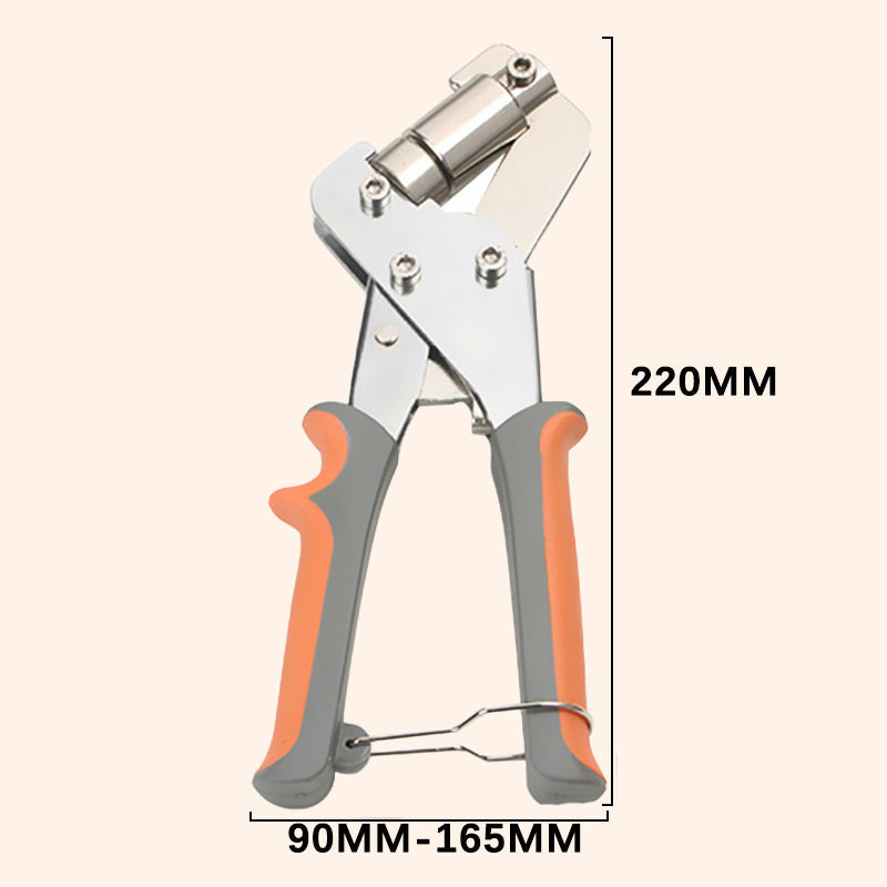 🥳2026 HOT SALE🥳💞50K+ SOLD! 🔧🔨 50% OFF! Eyelet Pliers Kit – Complete grommet punch set for tarpaulins, canvas & leather. Durable steel frame – punch through thick materials with ease! 🛠️✨