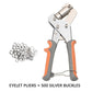 🥳2026 HOT SALE🥳💞50K+ SOLD! 🔧🔨 50% OFF! Eyelet Pliers Kit – Complete grommet punch set for tarpaulins, canvas & leather. Durable steel frame – punch through thick materials with ease! 🛠️✨