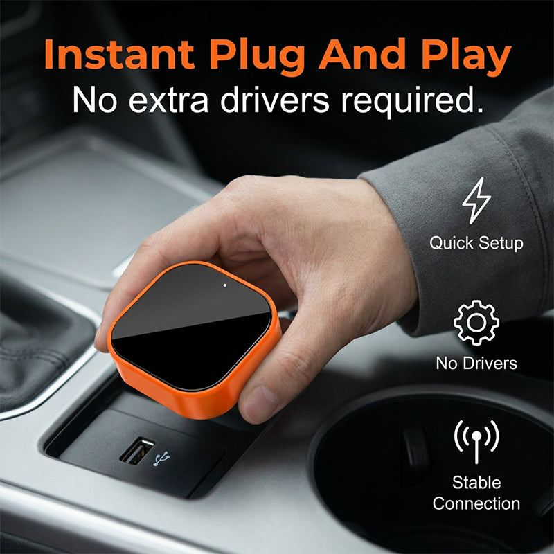 🥳2026 HOT SALE🥳💞50K+ SOLD! 📱🚗 50% OFF! Wireless Car Connectivity Adapter – Plug & play, instantly turns wired car systems wireless. Stream music & navigation seamlessly – no complex setup! 🔌✨