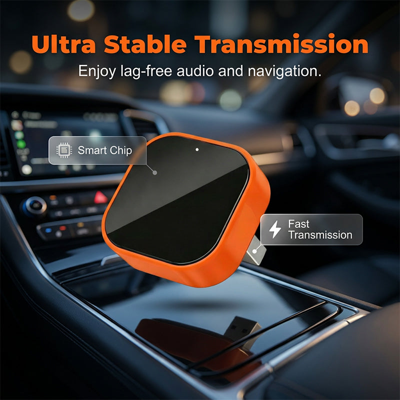 🥳2026 HOT SALE🥳💞50K+ SOLD! 📱🚗 50% OFF! Wireless Car Connectivity Adapter – Plug & play, instantly turns wired car systems wireless. Stream music & navigation seamlessly – no complex setup! 🔌✨