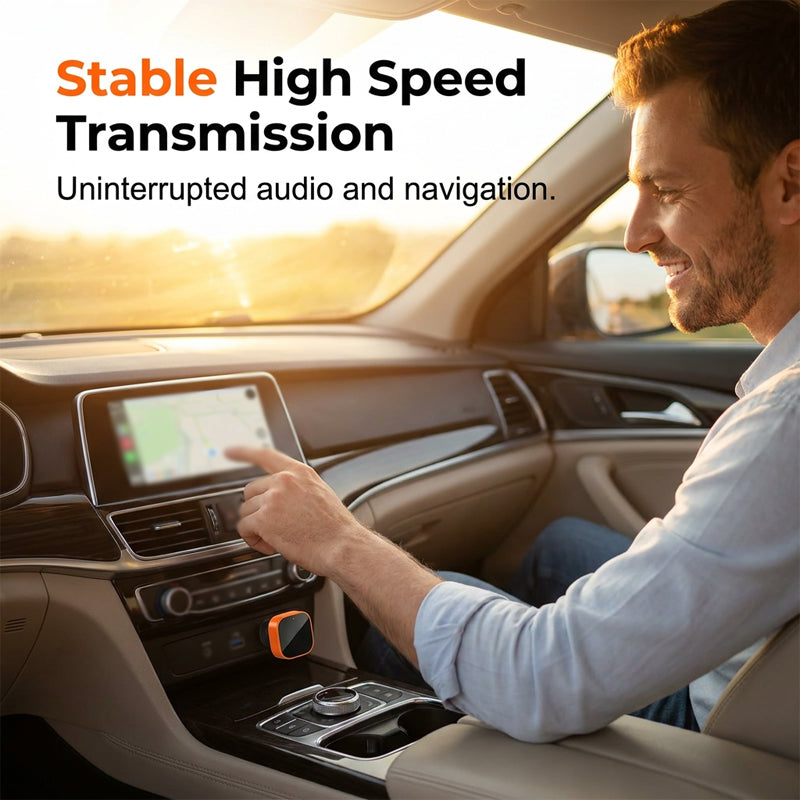 🥳2026 HOT SALE🥳💞50K+ SOLD! 📱🚗 50% OFF! Wireless Car Connectivity Adapter – Plug & play, instantly turns wired car systems wireless. Stream music & navigation seamlessly – no complex setup! 🔌✨