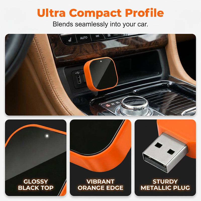 🥳2026 HOT SALE🥳💞50K+ SOLD! 📱🚗 50% OFF! Wireless Car Connectivity Adapter – Plug & play, instantly turns wired car systems wireless. Stream music & navigation seamlessly – no complex setup! 🔌✨