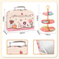 🥳2026 HOT SALE🥳💞50K+ SOLD! 🦄☕ 50% OFF! Unicorn Castle Pretend Teapot Set – Kid‑safe, non‑toxic & imagination‑boosting. 17pc set includes teapot, cups & desserts – perfect for magical tea parties! 🌈✨