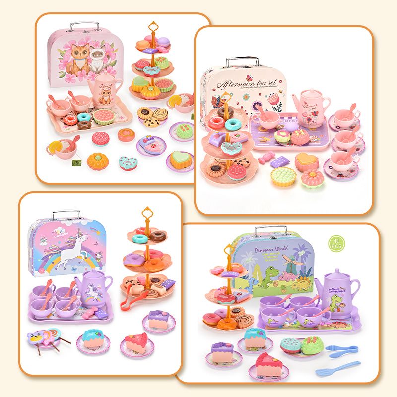 🥳2026 HOT SALE🥳💞50K+ SOLD! 🦄☕ 50% OFF! Unicorn Castle Pretend Teapot Set – Kid‑safe, non‑toxic & imagination‑boosting. 17pc set includes teapot, cups & desserts – perfect for magical tea parties! 🌈✨