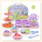 🥳2026 HOT SALE🥳💞50K+ SOLD! 🦄☕ 50% OFF! Unicorn Castle Pretend Teapot Set – Kid‑safe, non‑toxic & imagination‑boosting. 17pc set includes teapot, cups & desserts – perfect for magical tea parties! 🌈✨