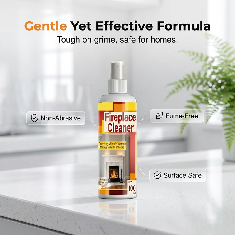 🥳2026 HOT SALE🥳💞50K+ SOLD! 🧼💪 50% OFF! Fireplace Cleaner Spray – Penetrates brick & stone, breaks down baked‑on soot. Gentle formula – no harsh fumes, safe for your hearth. From £6.99! 🔥🛡️