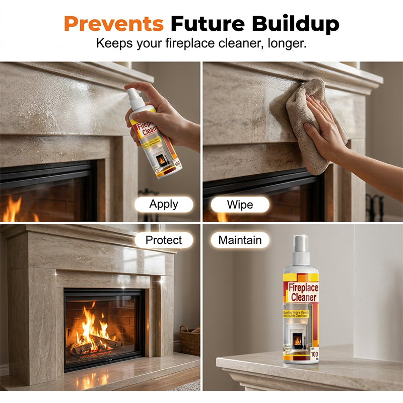 🥳2026 HOT SALE🥳💞50K+ SOLD! 🧼💪 50% OFF! Fireplace Cleaner Spray – Penetrates brick & stone, breaks down baked‑on soot. Gentle formula – no harsh fumes, safe for your hearth. From £6.99! 🔥🛡️