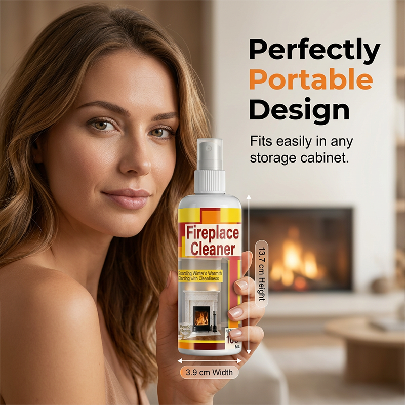 🥳2026 HOT SALE🥳💞50K+ SOLD! 🧼💪 50% OFF! Fireplace Cleaner Spray – Penetrates brick & stone, breaks down baked‑on soot. Gentle formula – no harsh fumes, safe for your hearth. From £6.99! 🔥🛡️