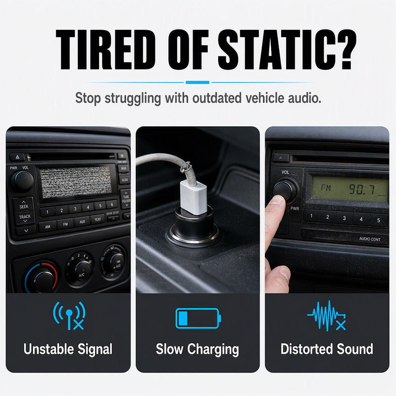🥳2026 HOT SALE🥳💞50K+ SOLD! 🎵🚗 50% OFF! Bluetooth Car Radio – Bluetooth 5.0, dual USB & lossless audio (FLAC/APE). Hands-free calling, crisp sound – upgrade your drive! 📻✨