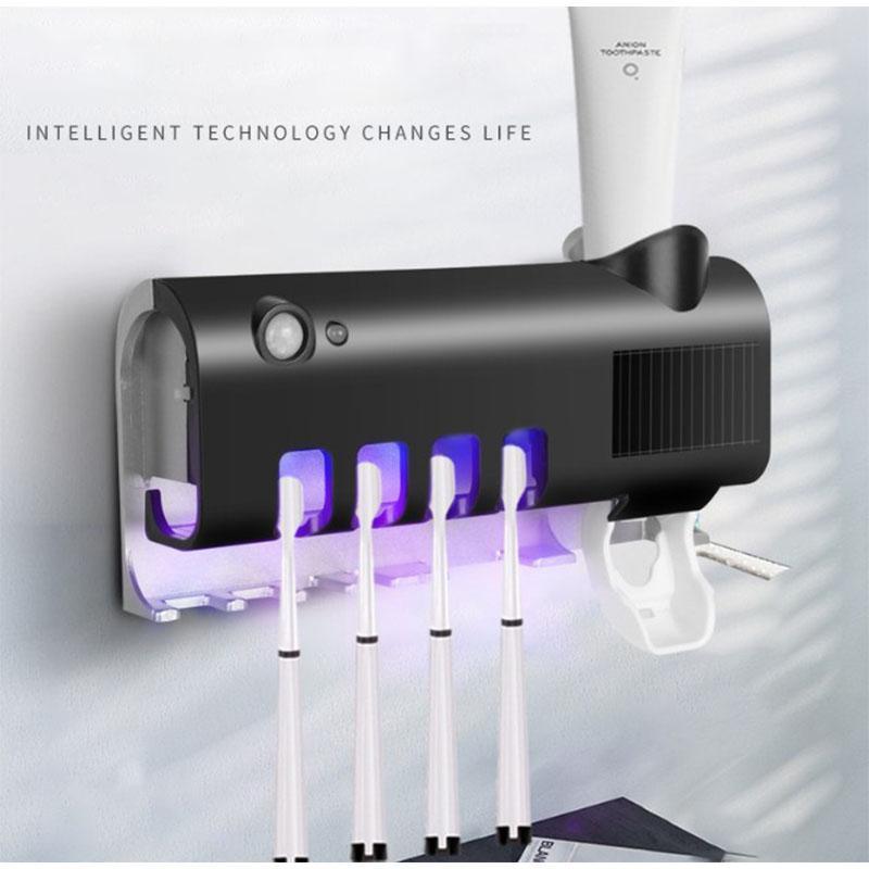 🥳2026 HOT SALE🥳💞50K+ SOLD! 🦷✨ LAST DAY – £9.99! Wall‑Mounted UV Toothbrush Sanitizer & Holder – 360° sterilisation, human induction sensor & wireless no‑drill install. Holds 4 toothbrushes + dental floss – a cleaner, healthier bathroom! 🧴🛡️