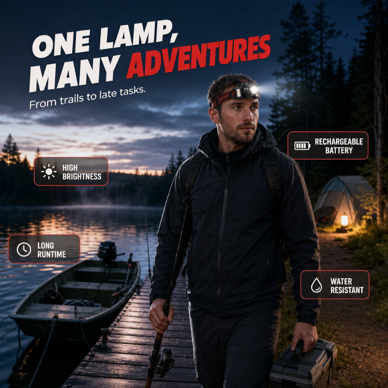 🥳2026 HOT SALE🥳💞50K+ SOLD! 🔦✨ 50% OFF! Rechargeable Motion Sensor LED Headlamp – wave control, zoomable, USB recharge, IPX waterproof. Hands-free for camping, hiking & emergencies! 🛡️💪