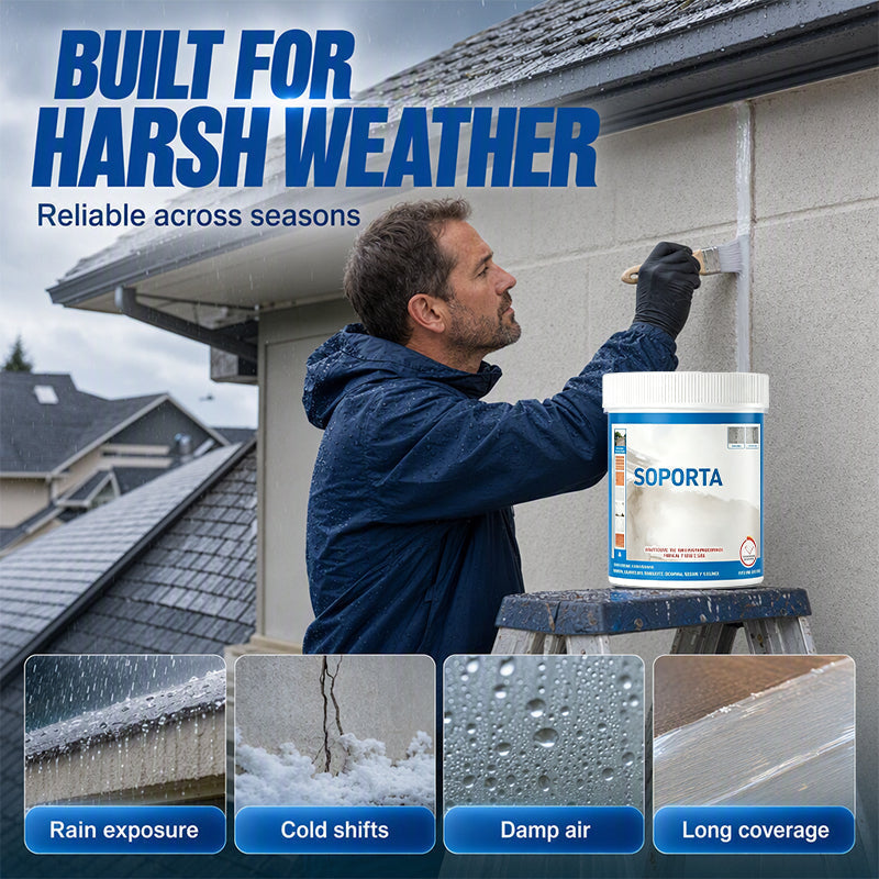 🥳2026 HOT SALE🥳💞50K+ SOLD! 🏠🛡️ 50% OFF! Multi-Surface Waterproof Repair Sealant – Dries clear, seals leaks & fine cracks. Works on roofs, walls & tiles – durable & weatherproof! 🪣✨
