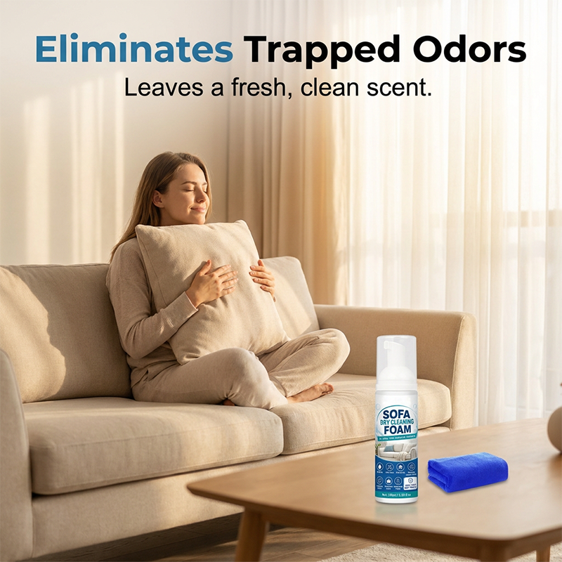 🥳2026 HOT SALE🥳💞50K+ SOLD! 🛋️✨ 50% OFF! No-Rinse Sofa Dry Cleaning Foam – Instant stain eraser, lifts dirt & odours without water. Ultra-fine bubbles penetrate deep – no rinsing, no vacuuming! 🧼💪