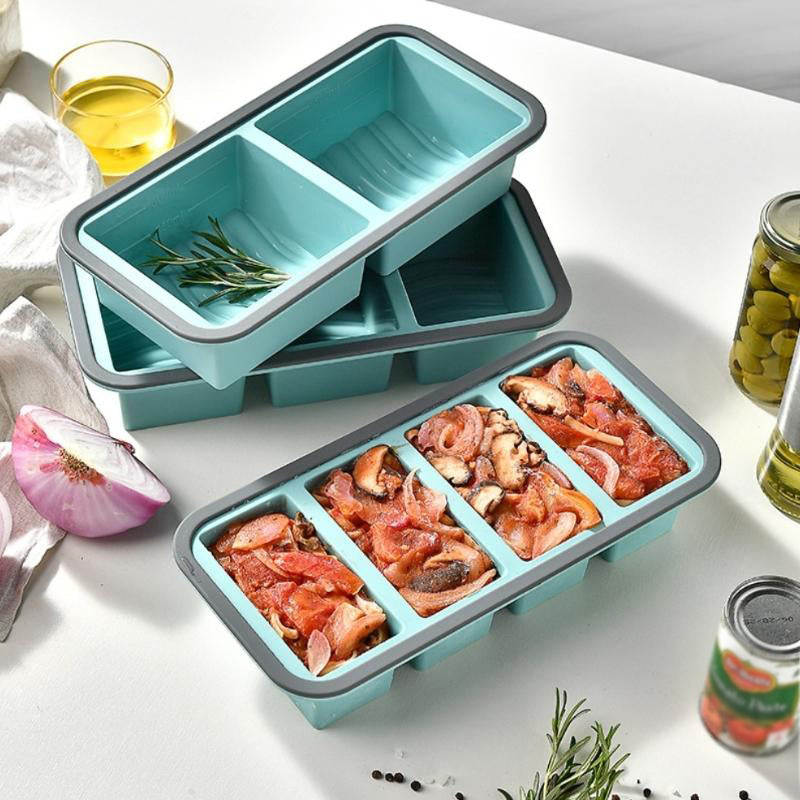 🥳2026 HOT SALE🥳💞50K+ SOLD! 🍱🥗 50% OFF! Silicone Meal Prep Container – divided compartments keep flavors separate – no more mixed-up tastes! Freezer-to-oven safe, clear lid for easy spotting. Perfect for portion control & healthy eating! 🧊🔥
