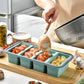 🥳2026 HOT SALE🥳💞50K+ SOLD! 🍱🥗 50% OFF! Silicone Meal Prep Container – divided compartments keep flavors separate – no more mixed-up tastes! Freezer-to-oven safe, clear lid for easy spotting. Perfect for portion control & healthy eating! 🧊🔥