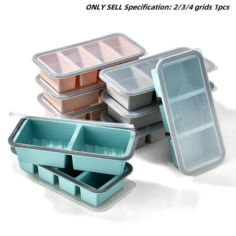 🥳2026 HOT SALE🥳💞50K+ SOLD! 🍱🥗 50% OFF! Silicone Meal Prep Container – divided compartments keep flavors separate – no more mixed-up tastes! Freezer-to-oven safe, clear lid for easy spotting. Perfect for portion control & healthy eating! 🧊🔥