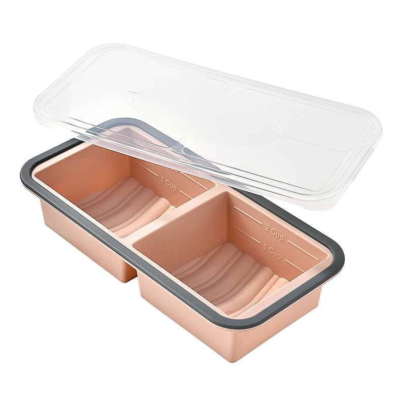 🥳2026 HOT SALE🥳💞50K+ SOLD! 🍱🥗 50% OFF! Silicone Meal Prep Container – divided compartments keep flavors separate – no more mixed-up tastes! Freezer-to-oven safe, clear lid for easy spotting. Perfect for portion control & healthy eating! 🧊🔥